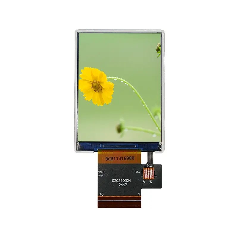 2.4 'பரந்த தற்காலிக TN TFT LCD திரை தொகுதி